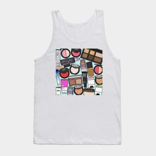 Makeup Collage Tank Top